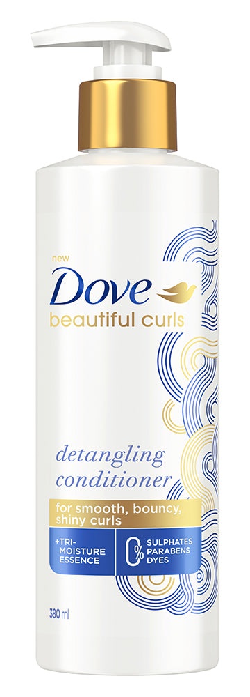 Dove Beautiful Curls Detangling Conditioner 380ml, For Curly Hair