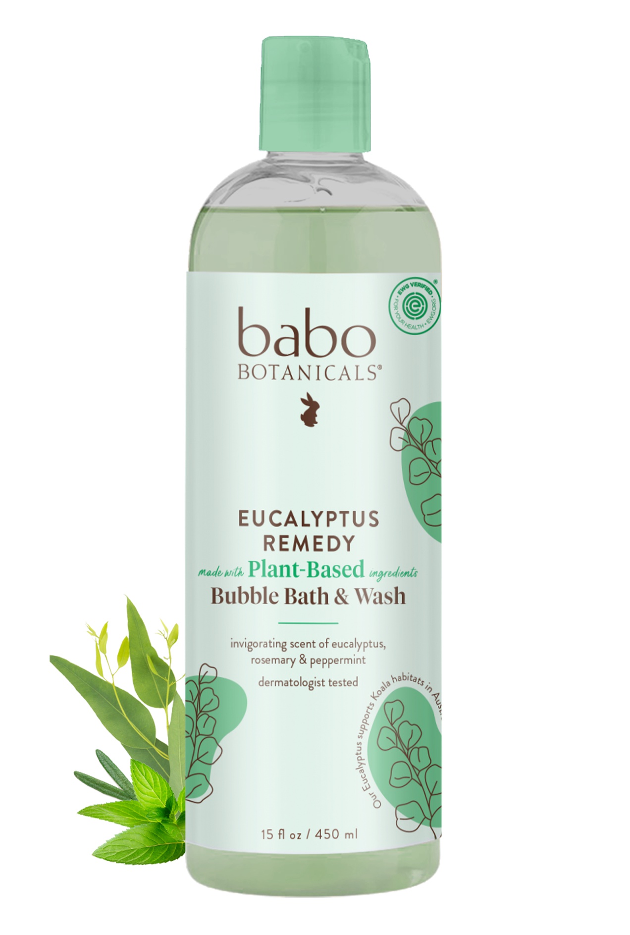 Babo Botanicals Eucalyptus Remedy Plant-based Bubble Bath & Wash