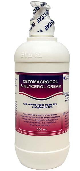 EVARA Cetomacrogol And Glycerol Cream