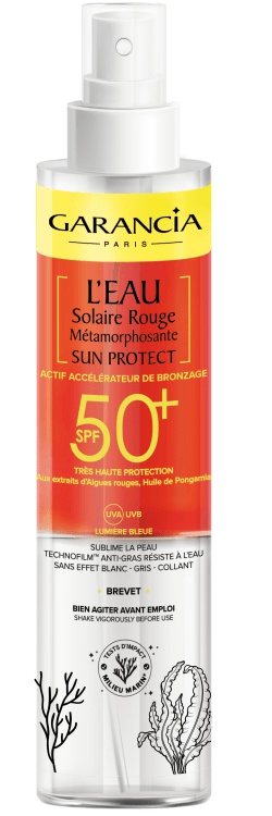 Garancia L'eau Solaire Rouge Métamorphosante Sun Protect SPF50+