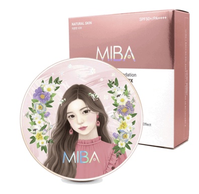 Miba Ion Calcium Foundation Double Cushion