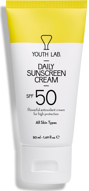 Youth Lab Daily Sunscreen Cream SPF 50 All Skin Types, Sensitive Dehydrated Skin