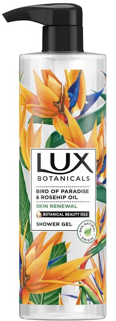 Lux Botanicals Skin Renewal Bird Of Paradise & Roseship Oil Body Wash