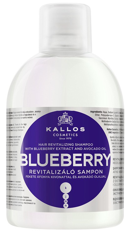 Kallos KJMN Blueberry Revitalizing Shampoo