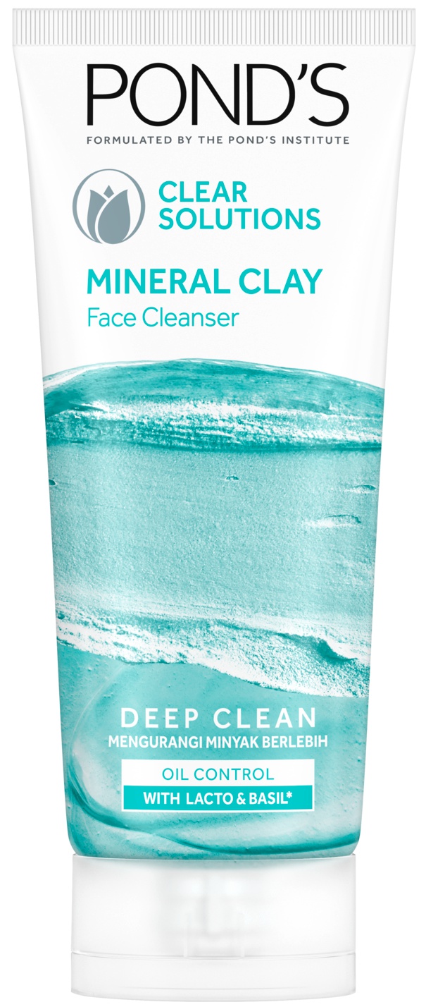 Pond's Clear Solutions Mineral Clay Facial Foam