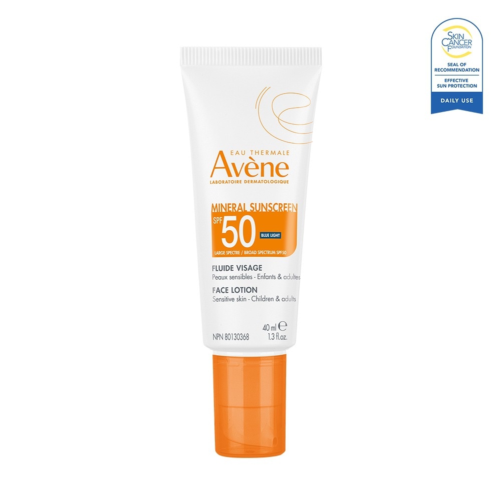 Avene Mineral Sunscreen SPF 50 Blue Light