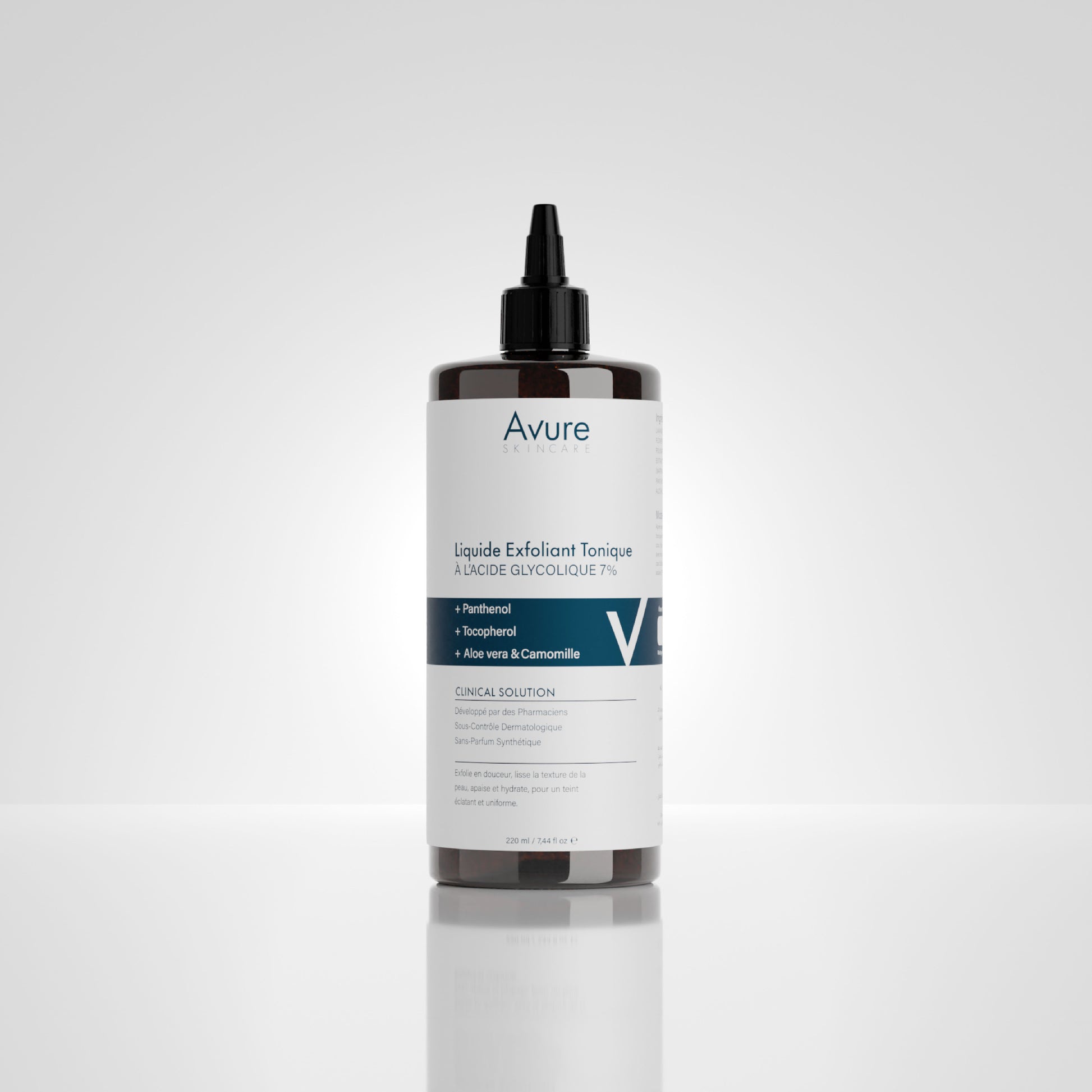 avure Tonique Exfoliant À L'acide Glycolique 7% - Tonique Illuminateur