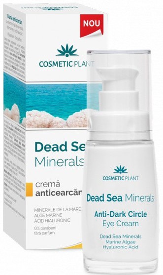 Cosmetic Plant Cremă Anticearcăn Cu Minerale De La Marea Moartă, Alge Marine Şi Acid Hialuronic Dead Sea Minerals