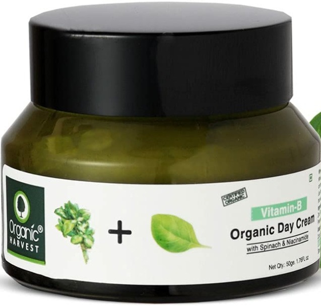 Organic Harvest Vitamin B Organic Day Cream With Spinach And Niacinamide