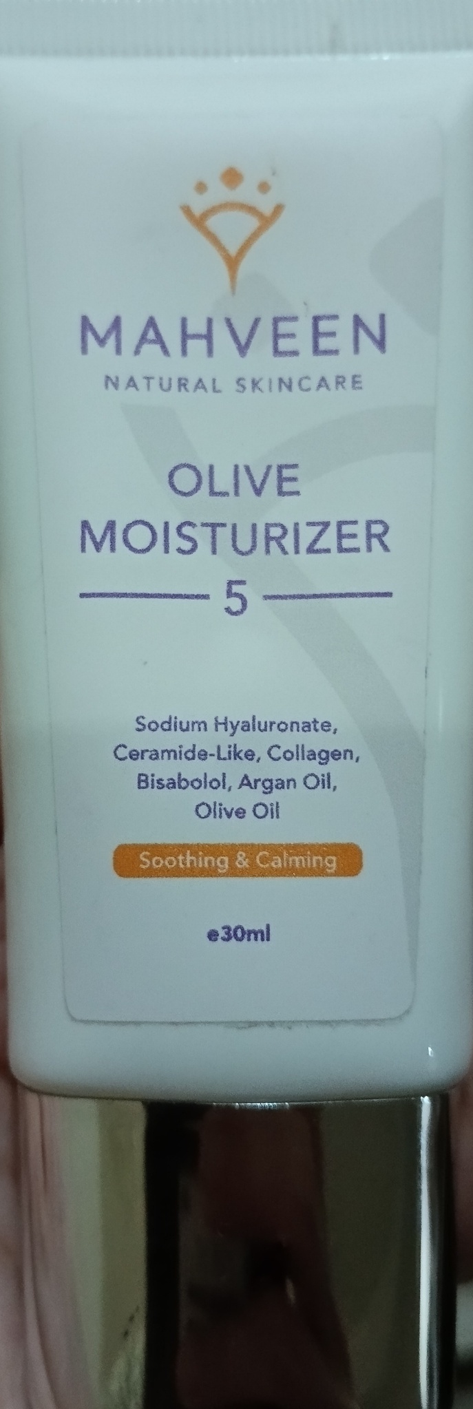 Mahveen Natural Skincare Mahveen Olive Moisturizer