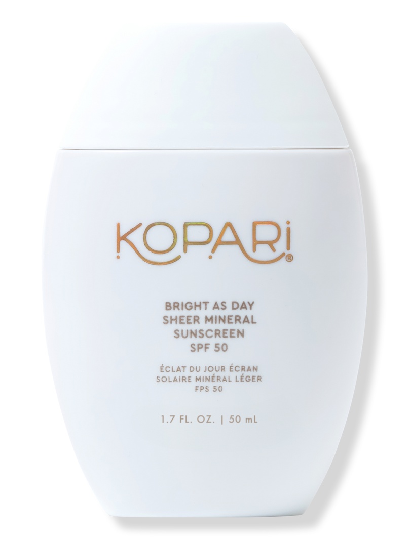 Kopari sunscreen 50 Bright As Day Sheer Mineral Sunscreen SPF 50