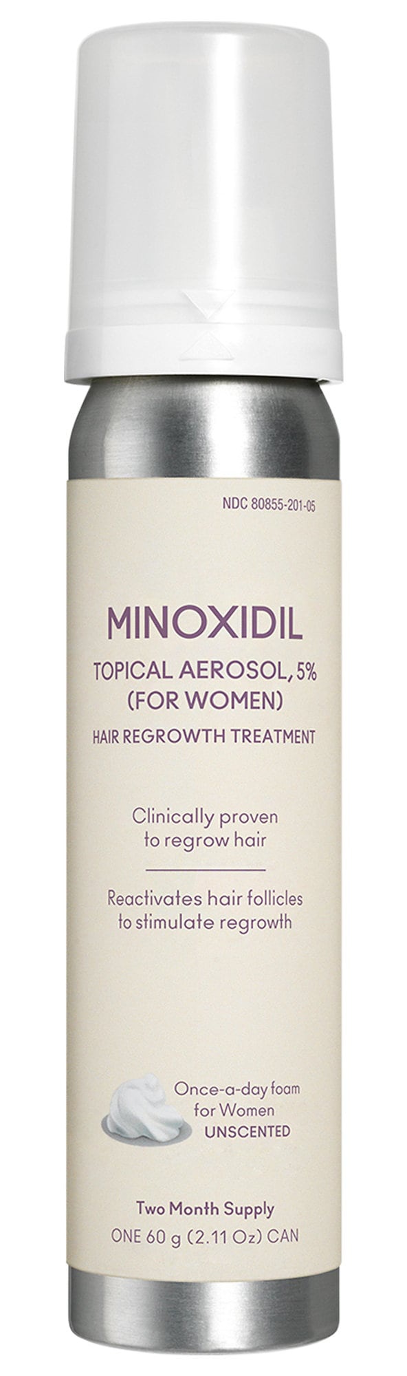 virtue Flourish Minoxidil Topical Aerosol 5% Hair Regrowth Treatment For Women