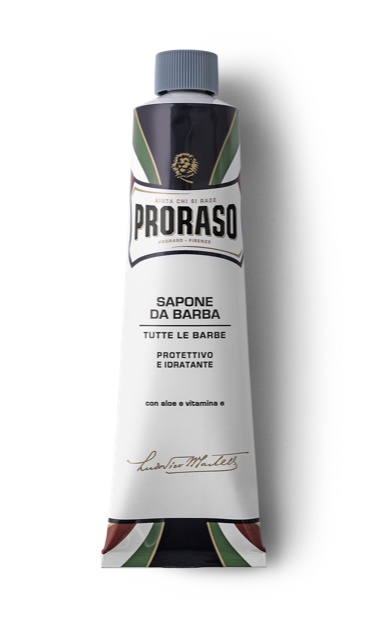 Proraso Shaving Soap in a Tube with Aloe Vera and Vitamin E
