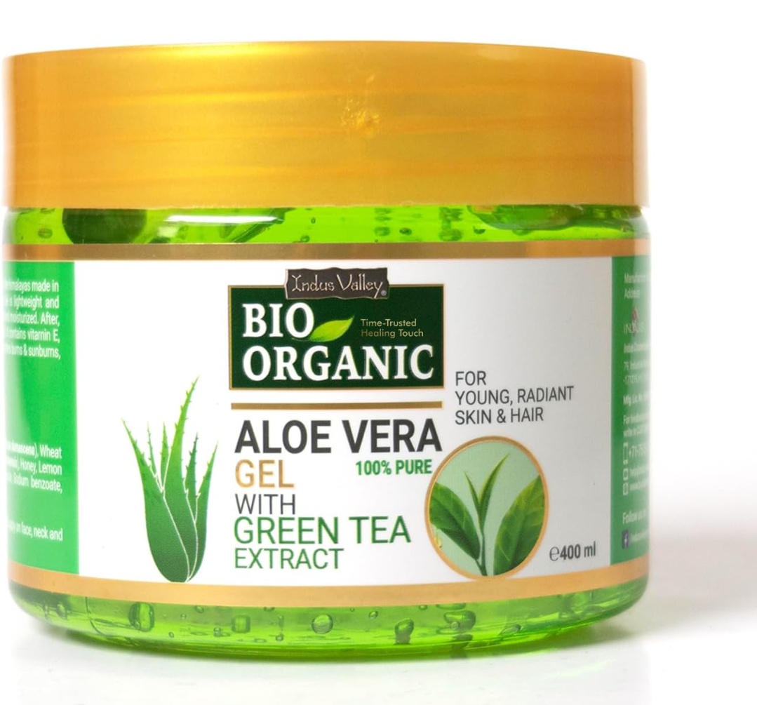 Indus Valley Alovera Gel With Green Tea Extract