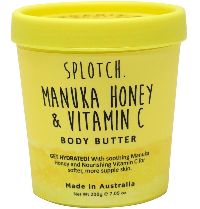 Organik botanik Splotch Tub Manuka Honey & Vitamin C Body Butter