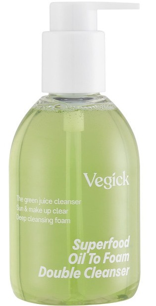 Vegick Superfood Oil To Foam Double Cleanser