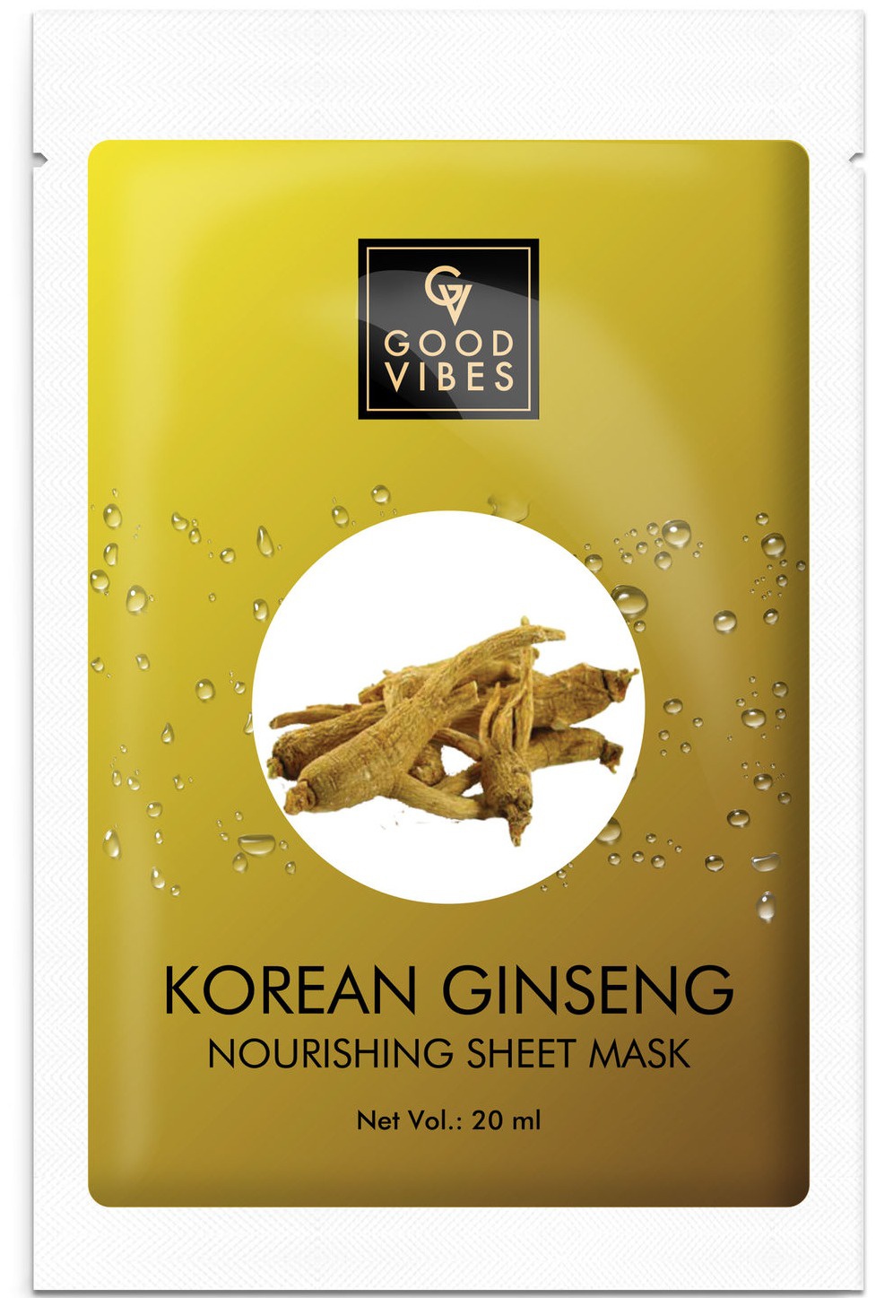 Good Vibes Nourishing Sheet Mask - Korean Ginseng