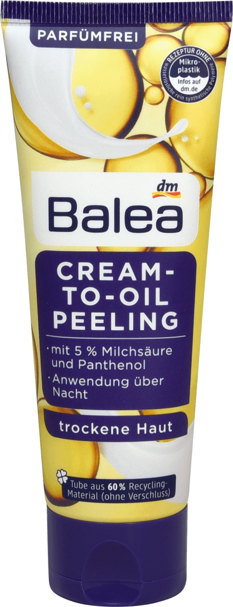 Balea Cream To Oil Peeling