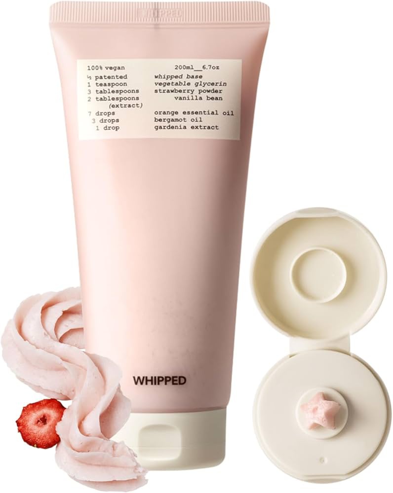 Whipped Semo Company Whipped Cream Vegan Cleanser Ddalva - Strawberry + Vanilla Bean