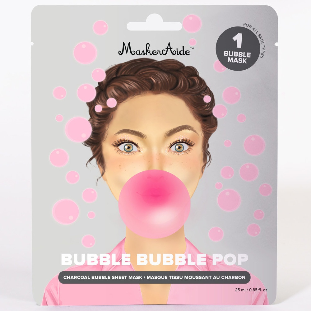 MaskerAide Bubble Bubble Pop Charcoal Bubble Sheet Mask