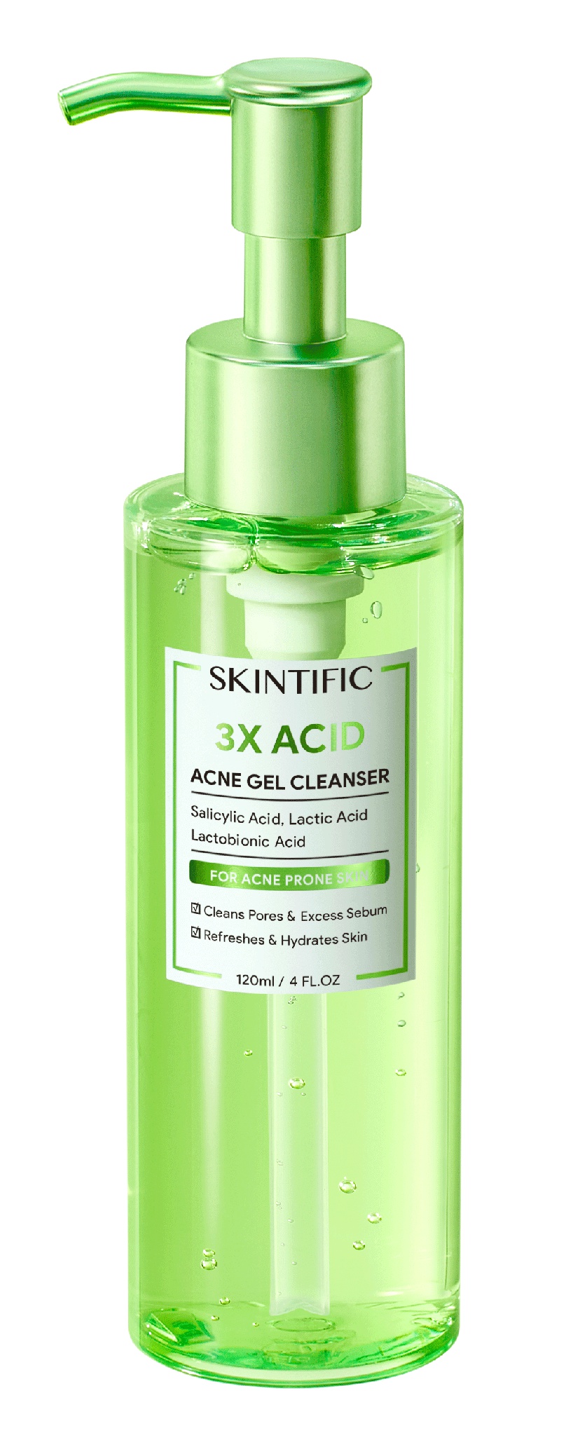 Skintific 3x Acid Acne Gel Cleanser