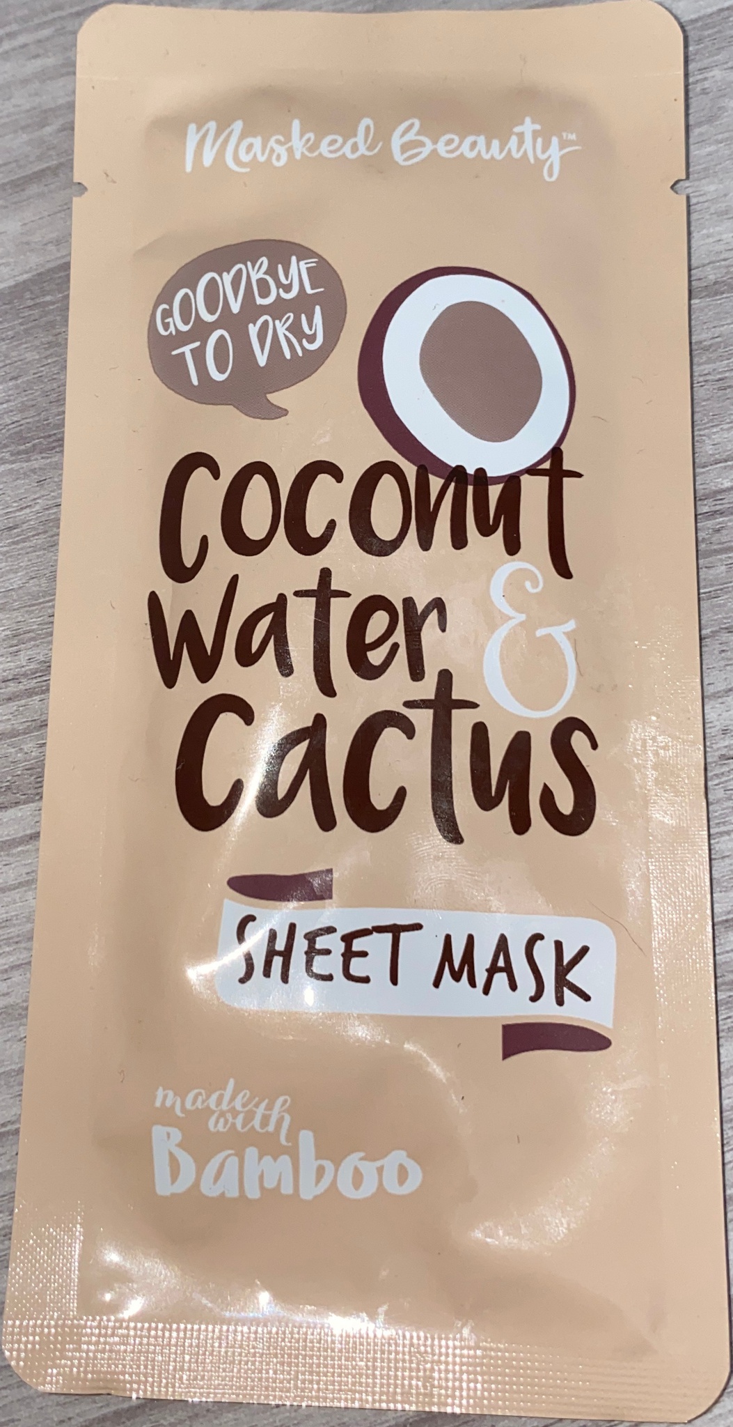 Masked Beauty Coconut Water Cactus Sheet Mask
