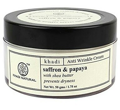 Khadi Natural Saffron Papaya Wrinkle Cream