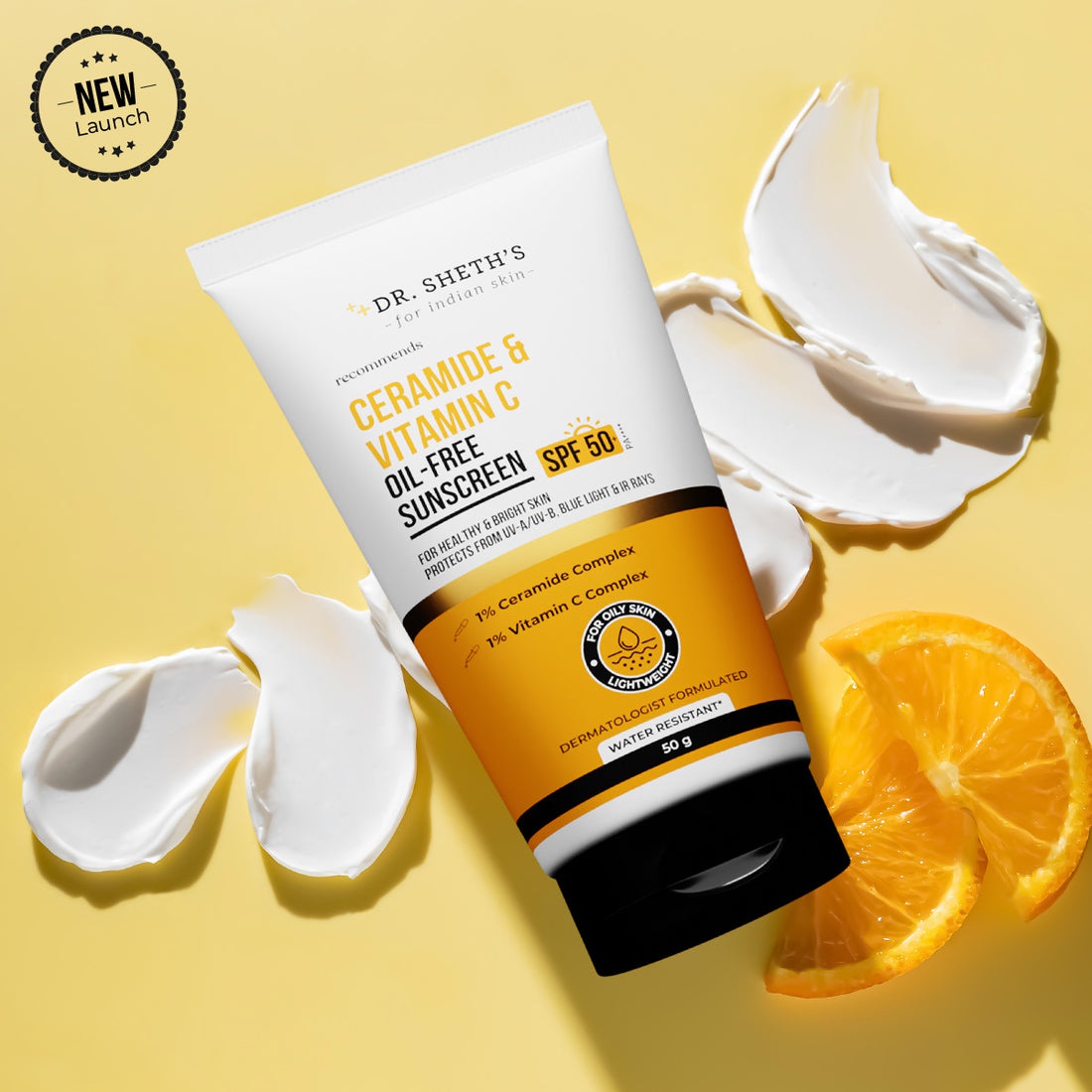 Dr Sheth 's Ceremides And Vit C Oil Free Sunscreen