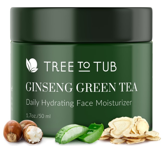 Tree to Tub Ginseng Green Tea Hydrating Face Moisturizer