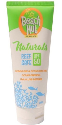 Beach Hut Naturals Reef Safe SPF50 Lotion Sunscreen