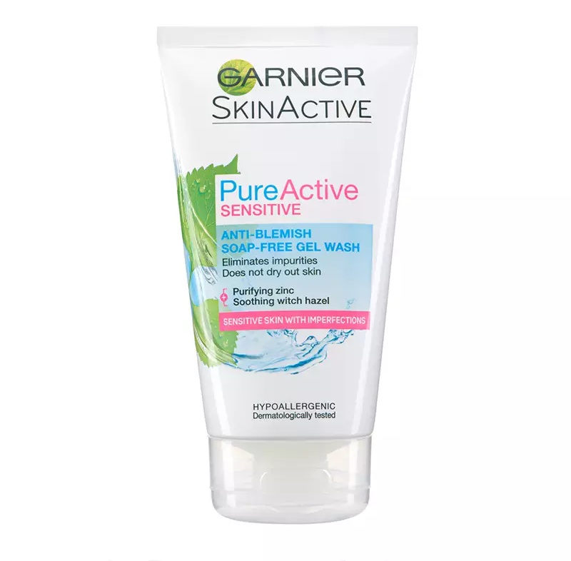 Garnier Pure Active Sensitive Anti-Blemish Soap-Free Gel Wash