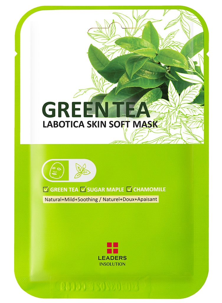 Leaders Insolution Green Tea Labotica Skin Soft Mask