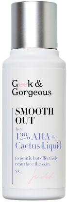 Geek & Gorgeous Smooth Out 12% AHA + Cactus Exfoliating Liquid