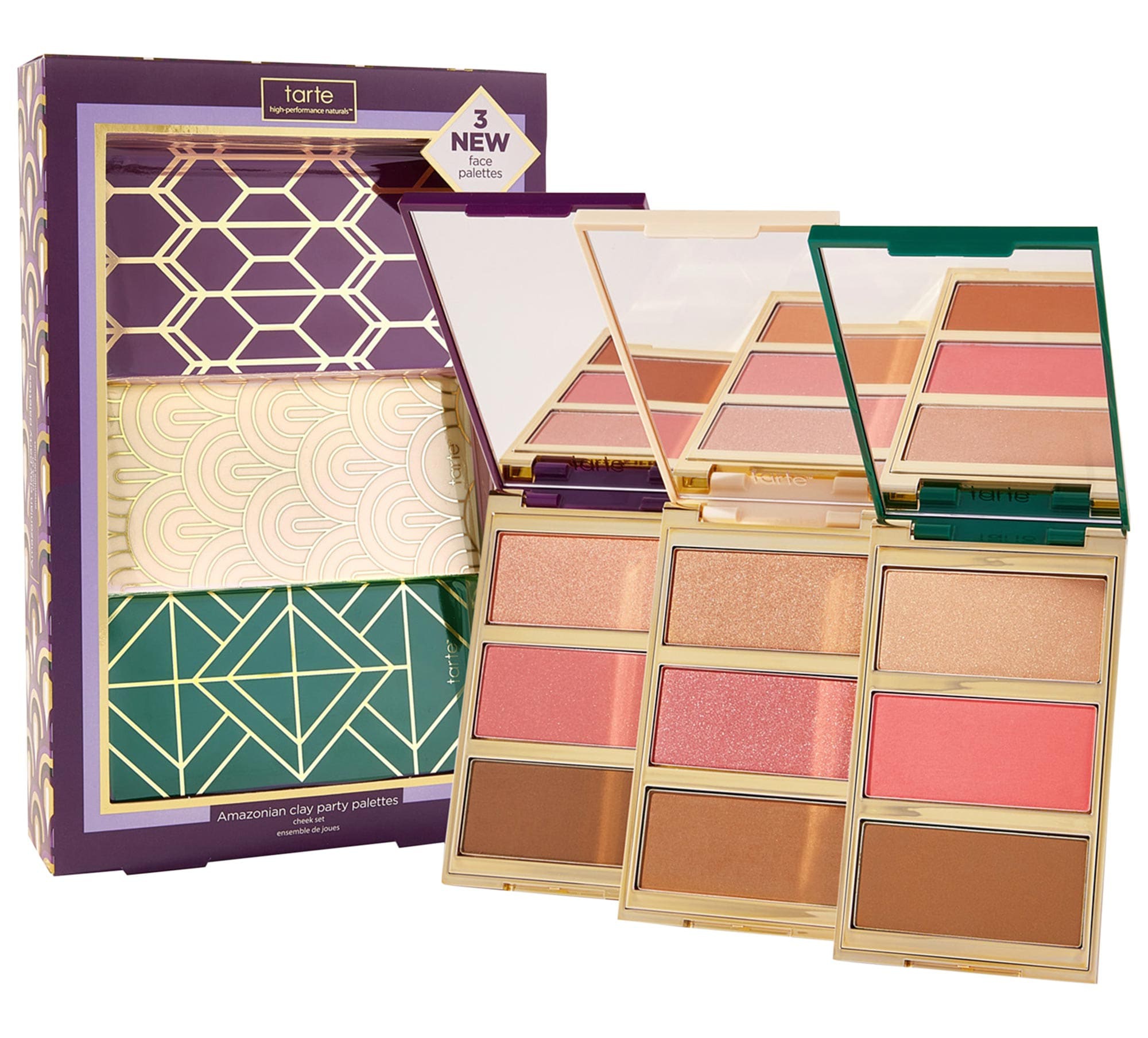 Tarte Amazonian Clay Party Palettes Cheek Set