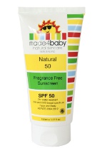 Made4Baby Natural Fragrance Free Sunscreen Spf 50+