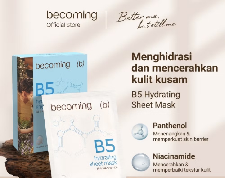 Becoming B5 Hydrating Sheet Mask