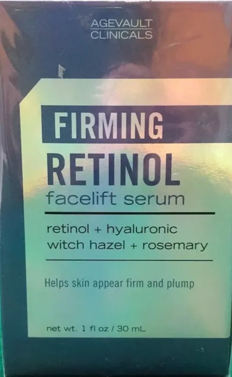 Agevault Clinicals Firming Retinol Facelift Serum