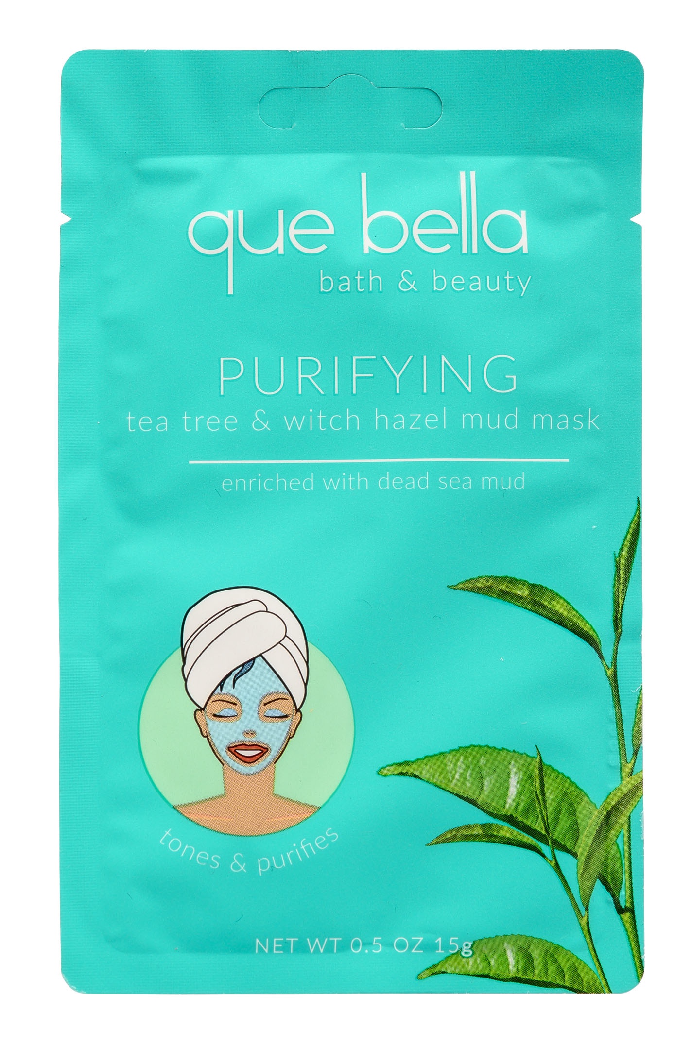 que bella Purifying tea tree & witch hazel mud mask