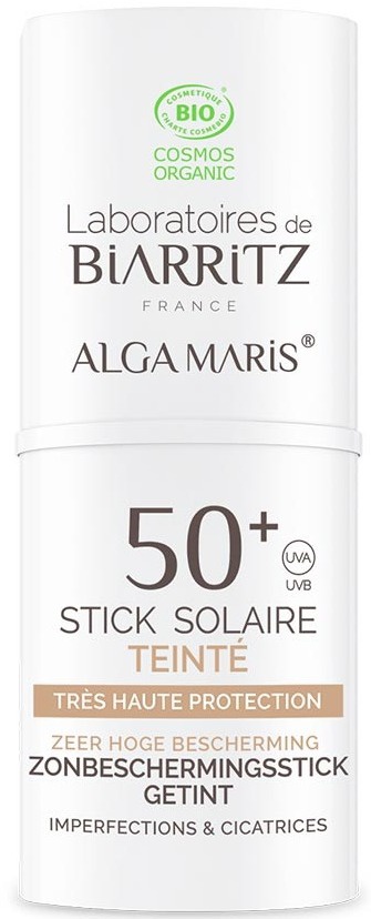 Alga Maris ® Getinte Zonnebrand Stick Gezicht - SPF50+