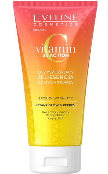 Eveline Vitamin C 3x Action Face Cleansing Gel-Essence