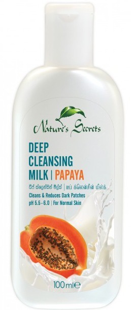 Nature’s Secrets Deep Cleansing Milk- Papaya