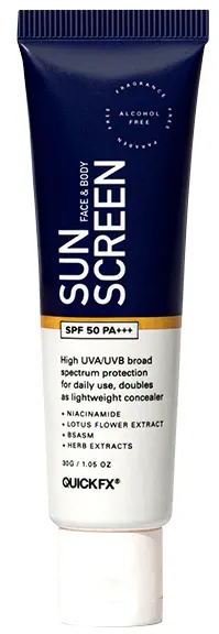 Quickfx Sunscreen SPF50 Pa+++