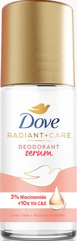 Dove Radiant+ Care Deodorant Serum 3% Niacinamide +10x Vit C & E