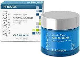Andalou Naturals Clear Skin Lemon Sugar Facial Scrub