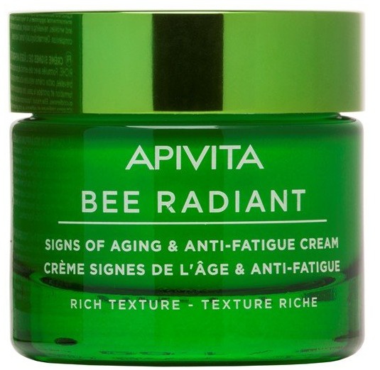 Apivita Bee Radiant Signs Of Aging & Anti-Fatigue Cream Rich Texture