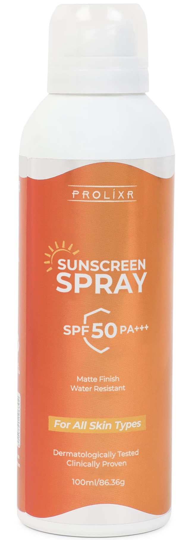 Prolixr Oil Free Sun Protection Sunscreen Spray SPF 50 Pa+++