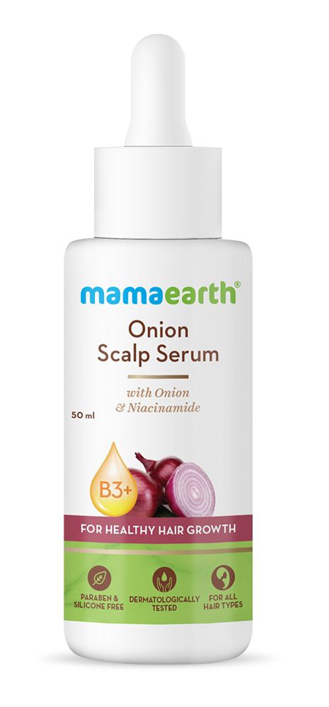 Mamaearth Onion Scalp Serum With Onion And Niacinamide For Healthy Hair Growth