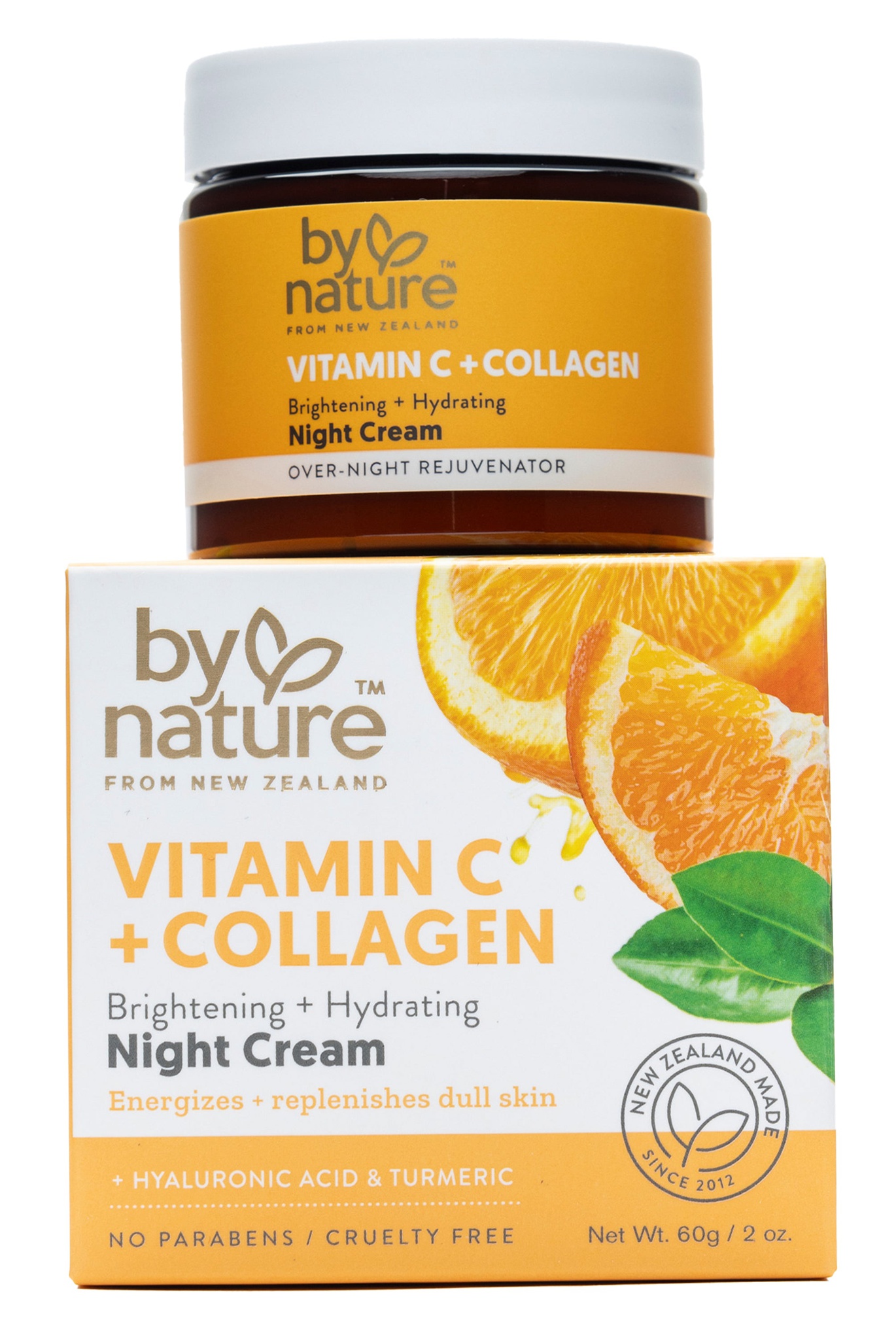 By Nature Vitamin C + Collagen Brightening + Hydrating Night Cream