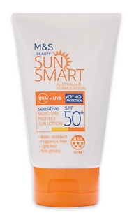 M&S Sun Smart Sensitive Moisture Protect Lotion SPF 50