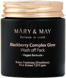 MARY & MAY Blackberry Complex Glow Wash Off Mask